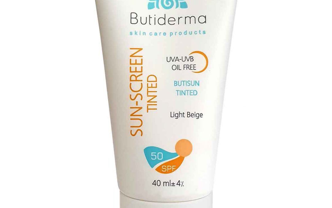 کرم ضدآفتاب فاقد چربی بژ طبیعی(Butisun sunscreen SPF 50)